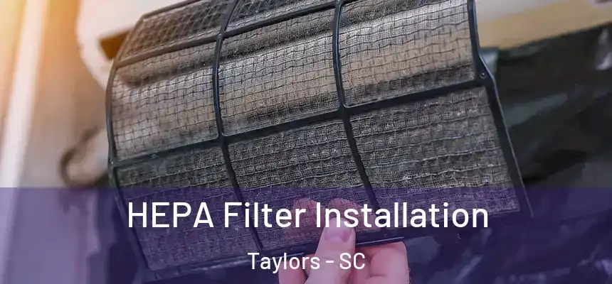  HEPA Filter Installation Taylors - SC